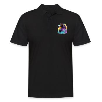 Maitre corbeau - Polo Homme - noir - Devant - Kai (181cm)