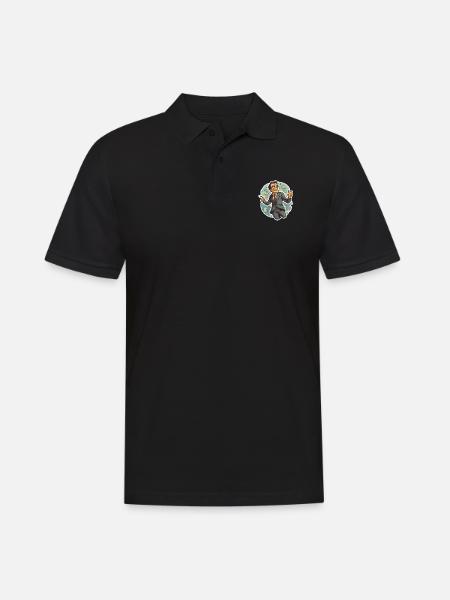Richard Feynman - Polo Homme - noir