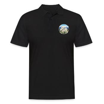 Edelweiss Fleur Plante Montagnes - Polo Homme - noir - Devant - Kai (181cm)