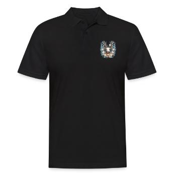 Fleurs de cerf - Polo Homme - noir - Devant - Kai (181cm)