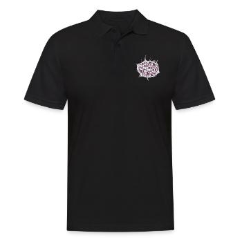 tierrecht gemüse tierliebhaber fleischfrei frauen - Männer Poloshirt - Schwarz - Vorne - Kai (181cm)