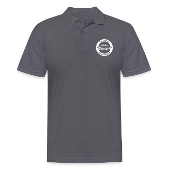 Das Original aus Europa - Männer Poloshirt - Anthrazit - Vorne - Nico (186cm)