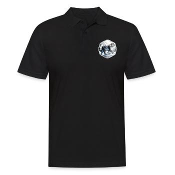 Léopard des neiges Léopard blanc Léopard - Polo Homme - noir - Devant - Kai (181cm)