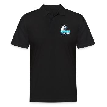 cowboy spirit - Männer Poloshirt - Schwarz - Vorne - Kai (181cm)