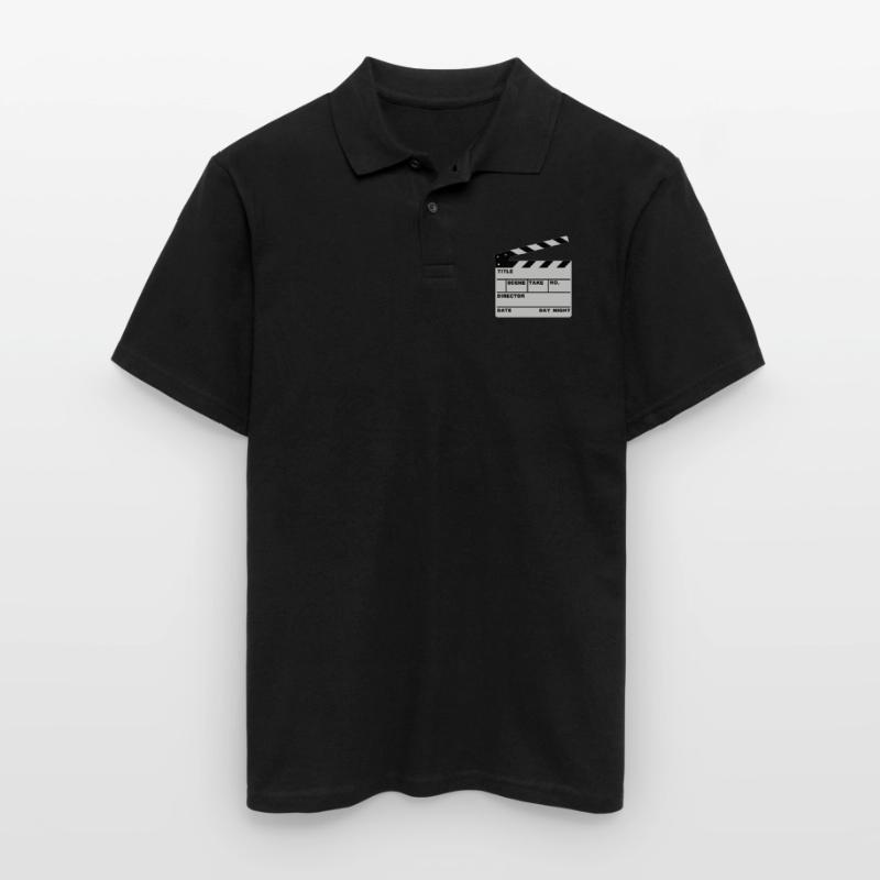Klappe - clapperboard Männer Poloshirt