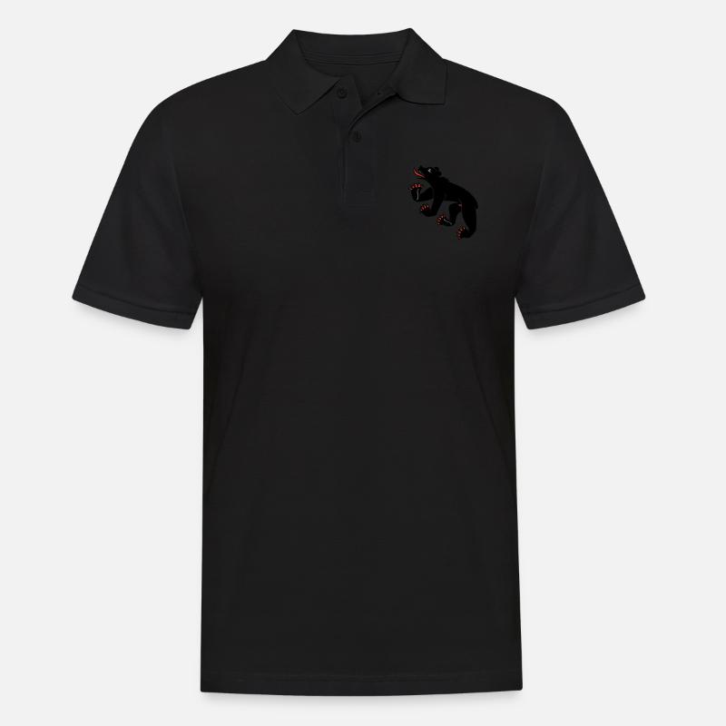 Bernerbär - Männer Poloshirt - Schwarz