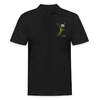 01 JERSEY Jersey Numéro Sport Équipe Jeu Un Motif - Polo Homme - noir - Devant - Kai (181cm)