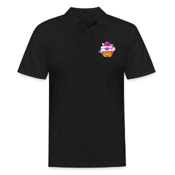 cupcake - Men's Polo Shirt - black - Front - Kai (181cm)