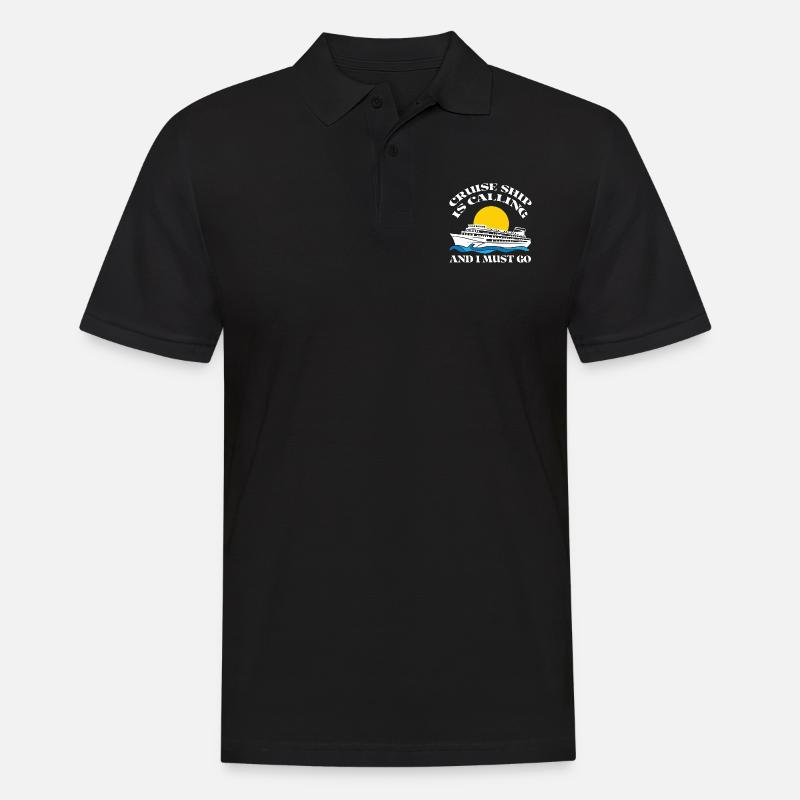 Bateau de croisière - Polo Homme - noir