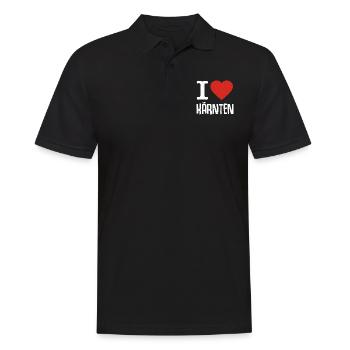 I love Carinthia Austria Austria - Men's Polo Shirt - black - Front - Kai (181cm)