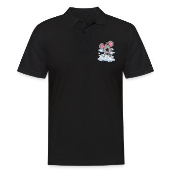 Australien Tier Zoo Tier Geschenk Wolken Koala - Männer Poloshirt - Schwarz - Vorne - Kai (181cm)