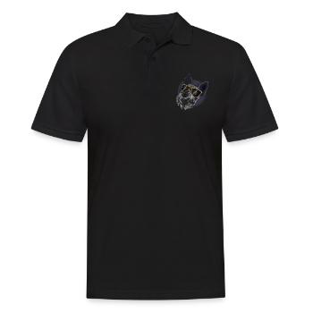Sonnenbrille Hunde Scottie Geschenk Terrier - Männer Poloshirt - Schwarz - Vorne - Kai (181cm)