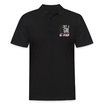 Koreanische Pop Musik Mädchen Geschenk K Pop - Männer Poloshirt - Schwarz - Vorne - Kai (181cm)
