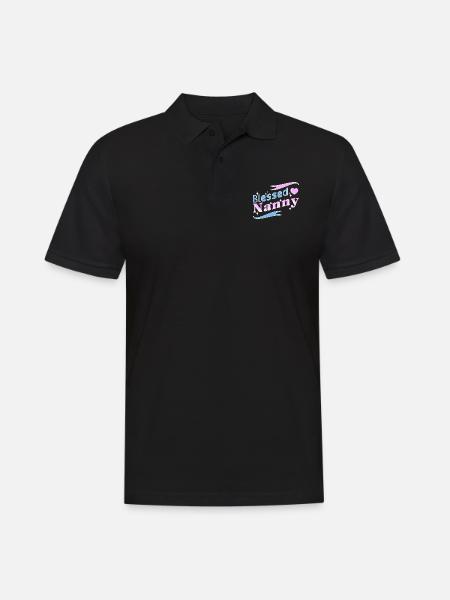 Nanny Babysitter Childminder - Men's Polo Shirt - black