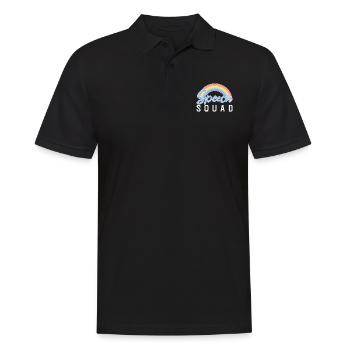 Sprachtherapie Sprachtherapeut - Männer Poloshirt - Schwarz - Vorne - Kai (181cm)