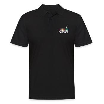 B4RCODE. Peint - Polo Homme - noir - Devant - Kai (181cm)