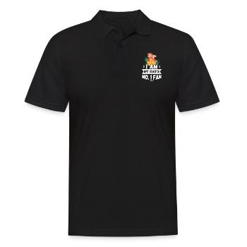Modèle Père Fille Enfant Fille - Polo Homme - noir - Devant - Kai (181cm)