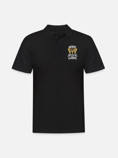 Gaming - Männer Poloshirt - Schwarz