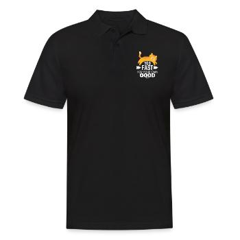 Trop vite pour votre propre bien - Polo Homme - noir - Devant - Kai (181cm)
