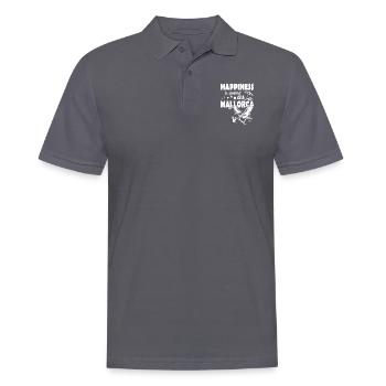 Mallorca Spanien Balearen Sommer Geschenkidee - Männer Poloshirt - Anthrazit - Vorne - Nico (186cm)