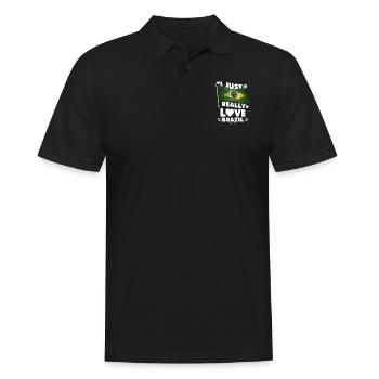 Brésil Rio de Janeiro Amérique du Sud Cadeau - Polo Homme - noir - Devant - Kai (181cm)