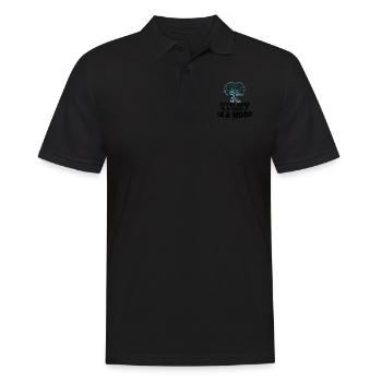 Botanik Wald Entspannung Therapie - Männer Poloshirt - Schwarz - Vorne - Kai (181cm)