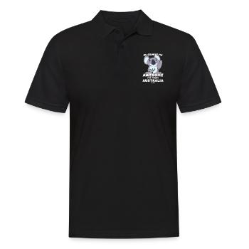 Of Course I'm Awesome I'm From Australia - Männer Poloshirt - Schwarz - Vorne - Kai (181cm)