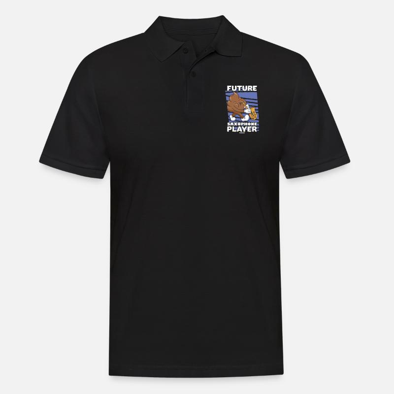 Future Saxophone Player - Men's Polo Shirt - black