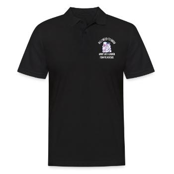 All I Need To Know About Life I Learned From Polar - Männer Poloshirt - Schwarz - Vorne - Kai (181cm)