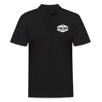 Real Men Love Guinea Pigs Animal Lover Pet Owner G - Männer Poloshirt - Schwarz - Vorne - Kai (181cm)