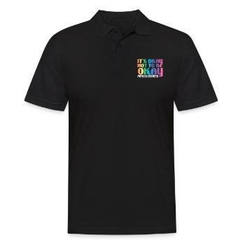 Santé mentale Mentale Gesundheit - Polo Homme - noir - Devant - Kai (181cm)