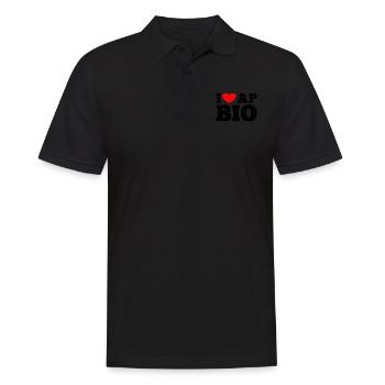 AP Biology Funny High School AP Class Survivor - Men's Polo Shirt - black - Front - Kai (181cm)