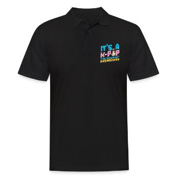 Ist eine K Pop Sache du würdest es nicht verstehen - Männer Poloshirt - Schwarz - Vorne - Kai (181cm)
