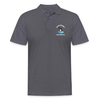 Guten Morgen? Ganz dünnes Eis - Männer Poloshirt - Anthrazit - Vorne - Nico (186cm)