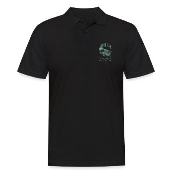 Flowerhorn Cichlid Fish Keeper Streetwear - Männer Poloshirt - Schwarz - Vorne - Kai (181cm)