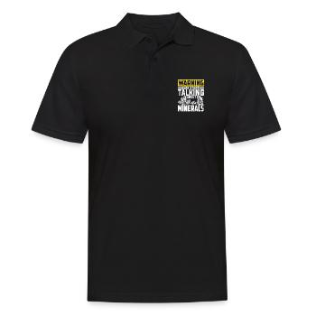 Drôle de jeu de mots géologue - Polo Homme - noir - Devant - Kai (181cm)