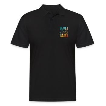 Werdender Onkel - Männer Poloshirt - Schwarz - Vorne - Kai (181cm)
