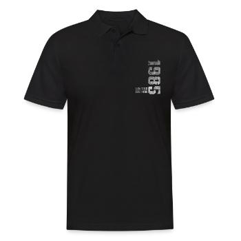 1985 Vintage Edition Limitée - Polo Homme - noir - Devant - Kai (181cm)