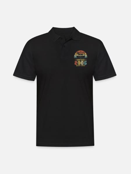 Cassette vintage 2006 - Polo Homme - noir