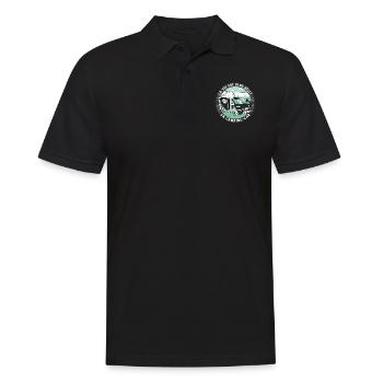 Life is more beautiful in motorhome - Men's Polo Shirt - black - Front - Kai (181cm)