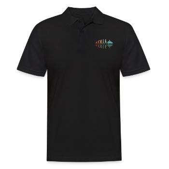 Développement des motocyclistes - Polo Homme - noir - Devant - Kai (181cm)