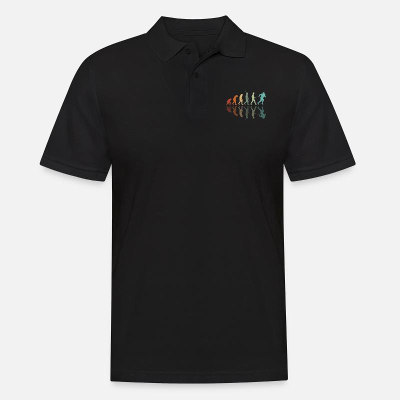 Rugby Entwicklung - Männer Poloshirt - Schwarz