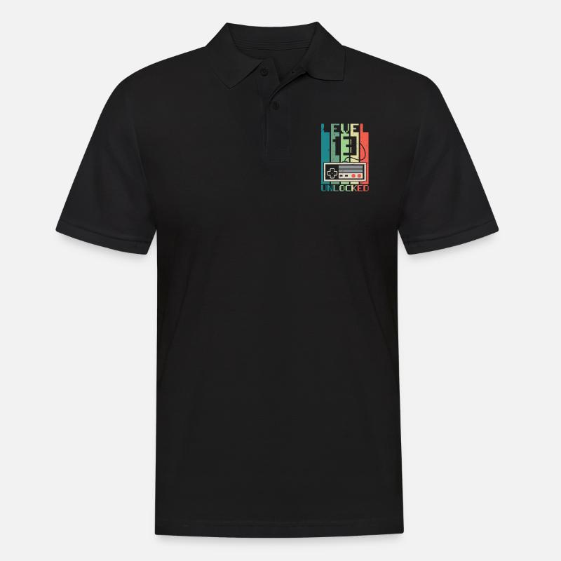 Niveau 13 débloqué - Polo Homme - noir