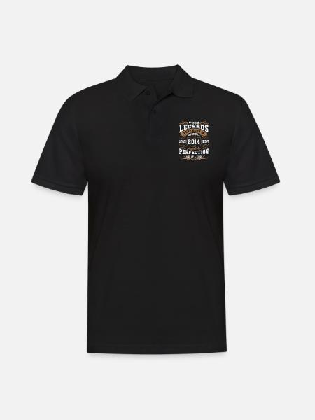 Legenden Geboren 2014 - Men's Polo Shirt - black