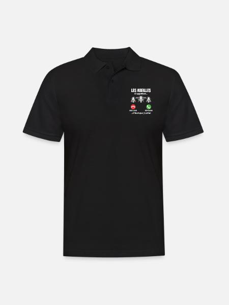 Bees call me... - Men's Polo Shirt - black