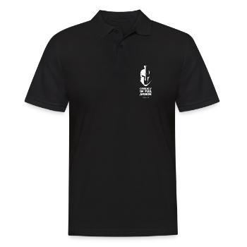Derzeit in voller Rüstung - Epheser - Chrétien - Männer Poloshirt - Schwarz - Vorne - Kai (181cm)