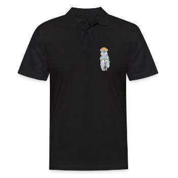 Ferme de pellets d’éleveur d’hippopotames - Polo Homme - noir - Devant - Kai (181cm)