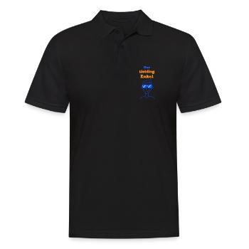 Le petit-fils chéri - Polo Homme - noir - Devant - Kai (181cm)