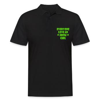 Everyone loves an irish girl - Polo Homme - noir - Devant - Kai (181cm)