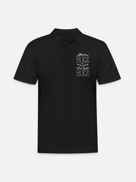 Dear Partners Cuddly Cute - Men's Polo Shirt - black